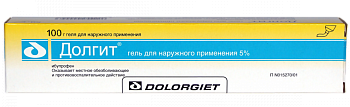 Долгит, гель 5%, 100 г 