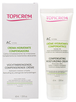Topicrem АК, Крем компенсирующий, увлажняющий 40 мл, 1 щт.