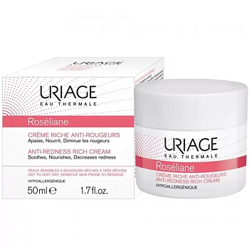 Uriage Roseliane, крем насыщенный против покраснений 50 мл