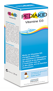 Педиакид витамин Д3 для иммунитета 20 мл