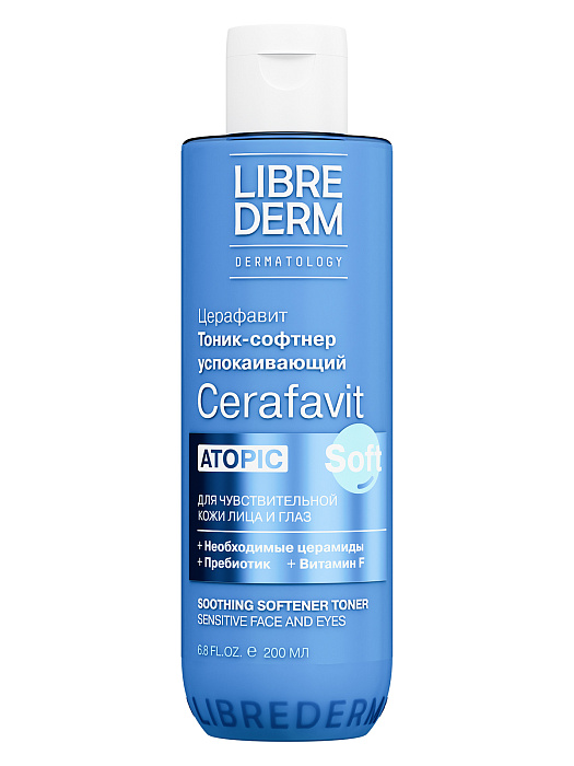 Librederm Cerafavit тоник-софтнер д/чув кожи лица и глаз успок 200 мл х1