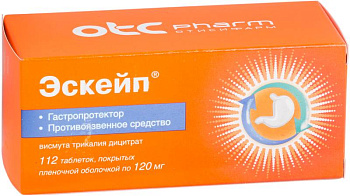 Эскейп, таблетки покрыт. плен. об. 120 мг, 112 шт. 