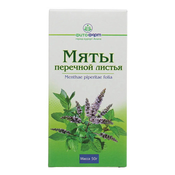 Мяты перечной листья (Фитофарм), 50 г 