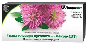 Клевера лугового трава, фильтр-пакеты 1,5 гр., 20 шт.