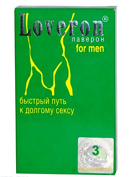 Loveron для мужчин, таблетки 500 мг, 3 шт.