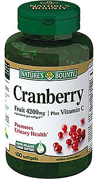 Nature'S Bounty Концентрат ягод клюквы с витамином С, капсулы, 100 шт.
