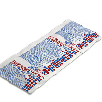 Аскорбиновая кислота с глюкозой Мелиген, таблетки 100 мг, 10 шт.