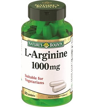 Nature'S Bounty L-Аргинина таблетки 1000 мг, 50 шт.