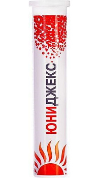 Юниджекс, таблетки шипучие, 18 шт.