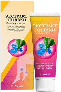 «Простой рецепт», бальзам тонизирующий с экстрактом пиявки, 75 мл