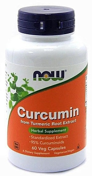 NOW Куркумин, капсулы 850 мг, 60 шт.