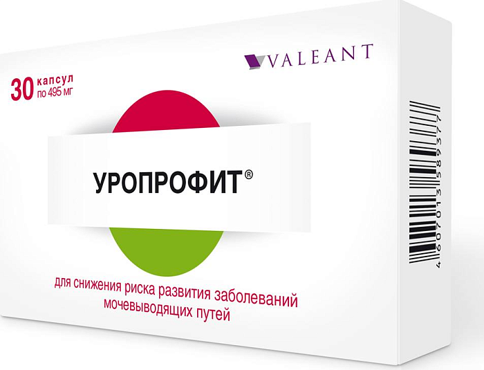 Уропрофит, капсулы 495 мг, 30 шт