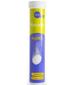 Verrum-Vit Мультивит, таблетки шипучие, 20 шт.