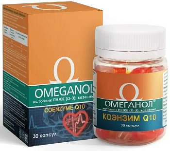 Омеганол Коэнзим Q10, капсулы, 30 шт.
