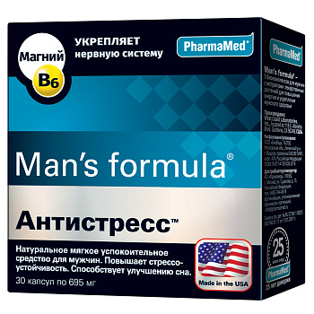 Man's formula Антистресс, капсулы, 30 шт.