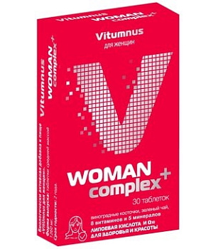 VitUmnus для женщин, таблетки, 30 шт.