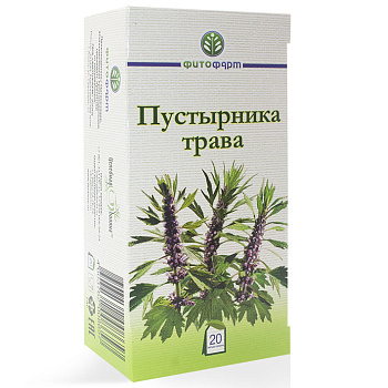 Целебная Поляна, Пустырника трава, фильтр-пакет 1,5 г 20 шт.