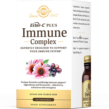 Солгар Эстер-С плюс Иммуно-комплекс капс х60