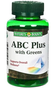 Nature'S Bounty АВС плюс гринс табл 1859 мг х60