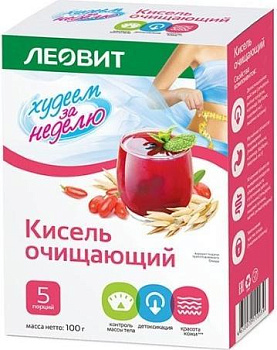 Леовит, кисель очищающий 20 г, 5 шт.