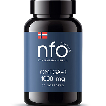 Norwegian Fish Oil Омега-3, капсулы 1000 мг, 60 шт.