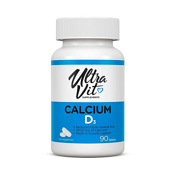 UltraVit, Кальций и витамин D3, капсулы, 90 шт.