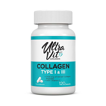 UltraVit, Коллаген 1 и 3 типа, капсулы, 120 шт.