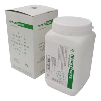 Простосорб, порошок для приготовления суспензии для внутреннего применения, банка 50 г 