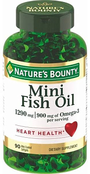 Nature's Bounty Омега-3, капсулы 900 мг, 90 шт.