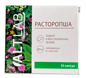 Расторопша Altlab, капсулы 120 мг, 30 шт.