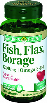 Nature'S Bounty Омега 3-6-9, капсулы, 60 шт.