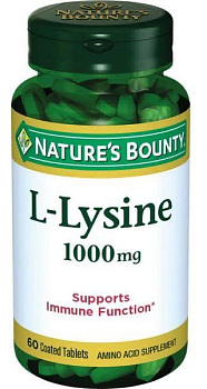 Nature'S Bounty L-Лизин 1000 мг табл х50