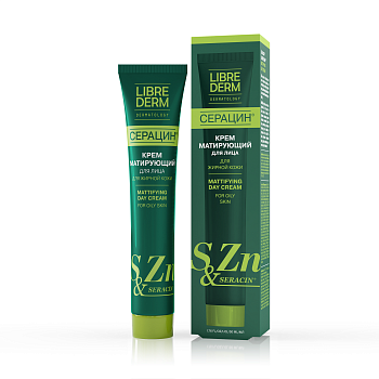 Либридерм Серацин, крем для лица дневной матирующий, 50 мл