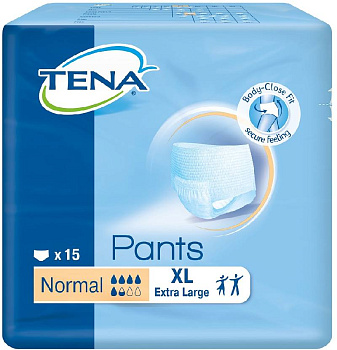 Тена Пантс Нормал, подгузники-трусы (XL), 15 шт.