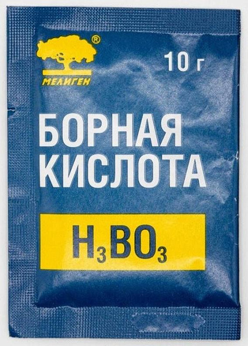 Борная кислота, чистящее средство для оптики, 10 г