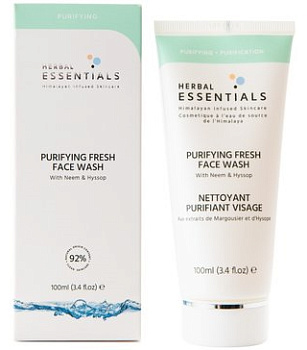 Herbal Essentials, гель для умывания с экстрактом нима и иссопа, 100 мл