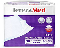 Фото TerezaMed Super, пеленки одноразовые, 60 см х 90 см, 30 шт. Фото TerezaMed Super, пеленки одноразовые, 60 см х 90 см, 30 шт.