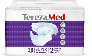TerezaMed, подгузники для взрослых Medium Super, 28 шт.