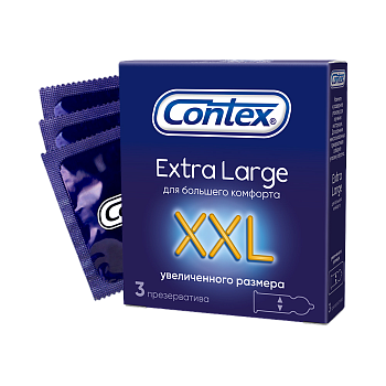 Презервативы Contex Extra Large, 3 шт.