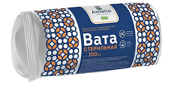 Вата хирургическая стерильная Амелия, 100 г