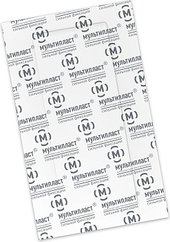 Мультипласт, пластырь бактерицидный сильной фиксации 4 см x 10 см