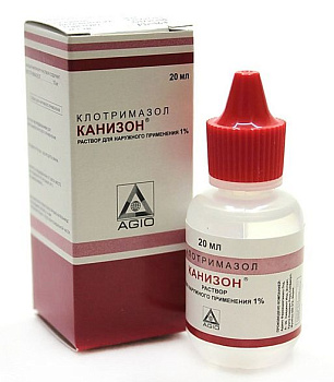 Канизон, раствор 1%, 20 мл 