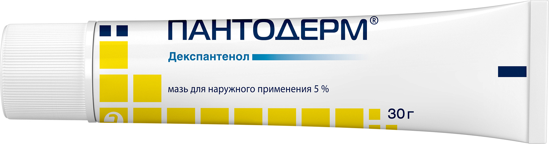 Упаковка препарата Пантодерм, мазь 5%, 30 г
