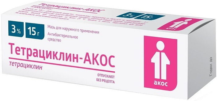 Тетрациклин-АКОС, мазь 3%, 15 г 