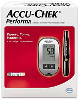 Фото Глюкометр Accu-Chek Performa, набор Фото Глюкометр Accu-Chek Performa, набор