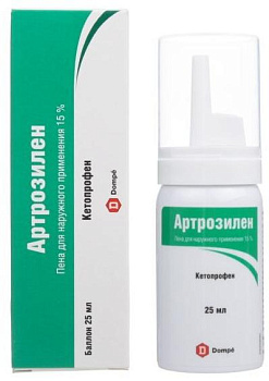 Артрозилен, пена 15%, 25 мл 