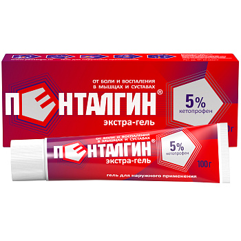 Пенталгин экстра-гель 5%, 100 г 