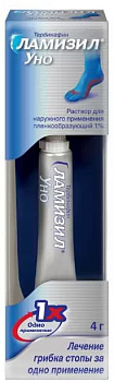 Ламизил Уно,  раствор 1%, 4 г 