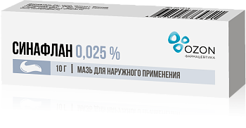 Синафлан, мазь 0.025% (Озон), 10 г 