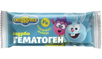 Турбогематоген детский Смешарики, 35 г